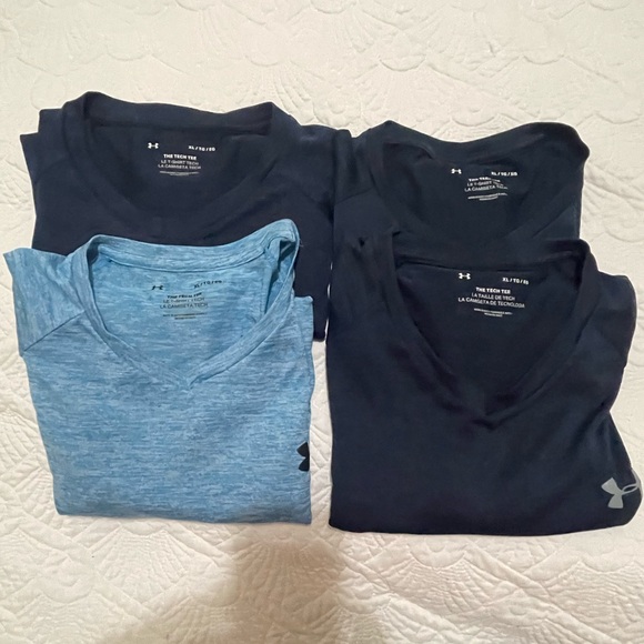 4 Under Armour Tech V-Neck tee 2.0 Size XL Men’s Shirts Sporty Classic gym - Picture 2 of 12